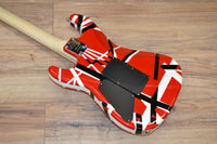 EVH Striped Series Red White and Black Classic