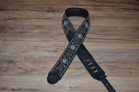 Carlino Crystal and Abalone guitar strap