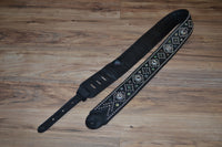 Carlino Crystal and Abalone guitar strap