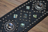 Carlino Crystal and Abalone guitar strap