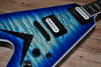 Dean 2020 Select Series Quilted Maple V in Ocean Burst