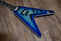 Dean 2020 Select Series Quilted Maple V in Ocean Burst