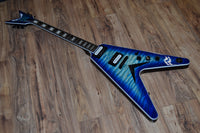 Dean 2020 Select Series Quilted Maple V in Ocean Burst