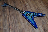 Dean 2020 Select Series Quilted Maple V in Ocean Burst