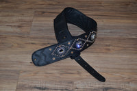 Carlino Orianthi Crystal and Gold Guitar Strap