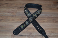 Carlino Orianthi Crystal and Gold Guitar Strap
