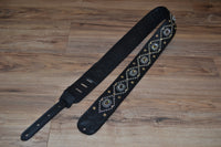 Carlino Orianthi Crystal and Gold Guitar Strap