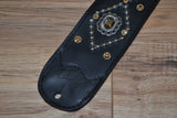 Carlino Orianthi Crystal and Gold Guitar Strap