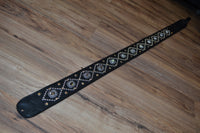 Carlino Orianthi Crystal and Gold Guitar Strap