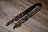 Carlino Leopard Sleek 225 Leather Guitar Strap 2.25"
