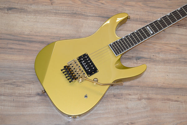 ESP/LTD M1 Custom 87 Metallic Gold Floyd Rose with ESP gig bag