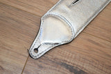 Carlino Silver and Black Lightening Bolt Strap Full Length