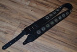 Carlino Thin line Abalone Swirl Guitar Strap