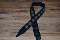 Carlino Thin line Abalone Swirl Guitar Strap