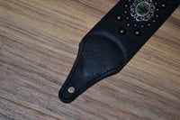 Carlino Thin line Abalone Swirl Guitar Strap