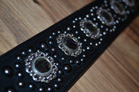 Carlino Thin line Abalone Swirl Guitar Strap