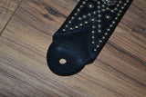Carlino NEW Tiger Eye Studded Guitar Strap