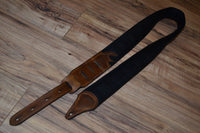 Carlino Thin Line Kodiak Oiled Brown Leather Silver Concho Strap