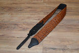 Carlino Croc Patterned Leather Strap