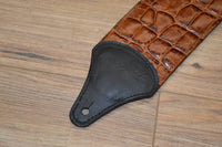 Carlino Croc Patterned Leather Strap