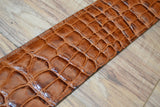 Carlino Croc Patterned Leather Strap