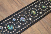 Carlino Studded Sea Colored Studded Strap