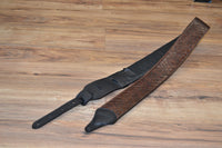 Carlino Fish Scale Embossed Leather Strap