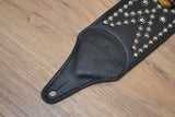 Carlino New Tiger Eye Swirl Combination Guitar Strap