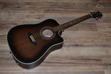 Luna Art Vintage Dreadnought Cutaway A/E - Solid Top