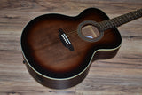 Luna Art Vintage Jumbo A/E - Solid Top 2020 Distressed Vintage Brownburst