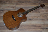 Luna High Tide KOA Grand Concert Cutaway A E 2020 Natural Koa Carlino Guitars