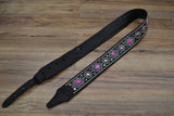 Carlino Custom Pink Dragonstone Guitar Strap