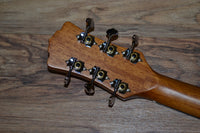 Luna High Tide Zebrawood Grand Concert Cutaway A/E 2020 Natural Zebrawood