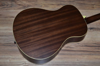 Luna Art Vintage Folk Lefty - Solid Top 2020 Distressed dark sunburst