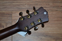 Luna Art Vintage Folk Lefty - Solid Top 2020 Distressed dark sunburst