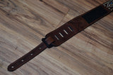 Carlino Kodiak Oiled BrownLeather Studden Strap, Turquoise conchos