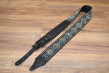 Carlino Custom Ocean Jasper and Bronzite Concho Guitar Strap
