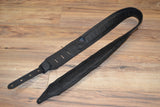 Carlino Custom Tigereye Concho and Snake Embossed leather guitar strap
