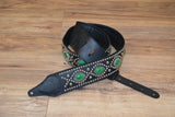 Carlino Custom Green Adventurine Dragon Eye Guitar strap