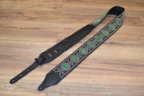 Carlino Custom Green Adventurine Dragon Eye Guitar strap