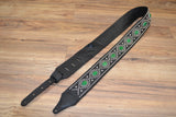 Carlino Custom Green Adventurine Dragon Eye Guitar strap