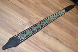 Carlino Custom Green Adventurine Dragon Eye Guitar strap