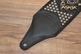 Carlino New Pyramid Power Strap with Amethyst conchos