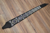 Carlino New Pyramid Power Strap with Amethyst conchos