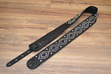 Carlino Custom Orianthi Amethyst Stone/ Rhinestone Signature Guitar Strap