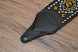 Carlino Tigereye And Silver Concho Guitar Strap