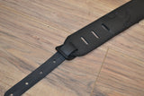 Carlino Tigereye And Silver Concho Guitar Strap