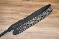 Carlino Custom Black Onyx Studded Guitar Strap