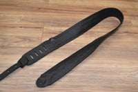 Carlino Custom Black Onyx Studded Guitar Strap