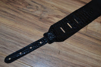 Carlino Snake Cartouche Leather Guitar Strap
